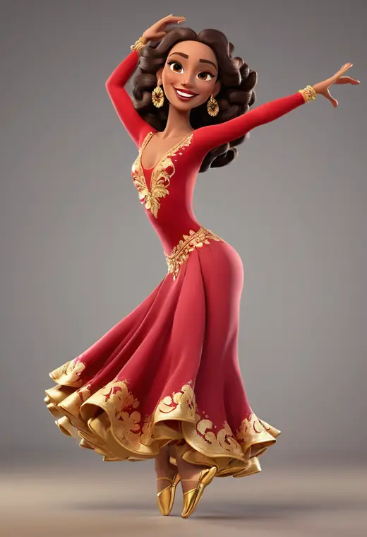 Salserena, cartoon version
